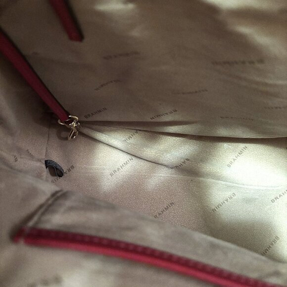 Brahmin Athena - Fuschia Topsail Tote with Wristlet - Picture 5 of 6